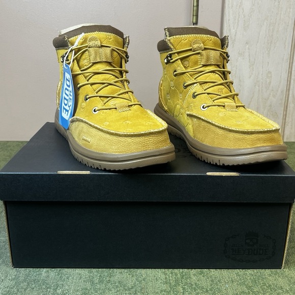 Size‎ 11-Jelly Roll Hey Dude Suede Bradley Boot Tan Skull Print Brand New main image 13